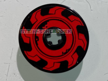 Lego Technik Disc 3 x 3 mit Sticker (2723pb087l)