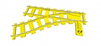 Lego Eisenbahn 9V Weiche, links (2861)