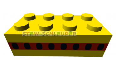 Lego Basisstein 2 x 4 bedruckt (3001p041)