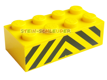 Lego Basisstein 2 x 4 bedruckt (3001pb014)