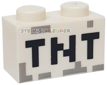 Lego Stein 1 x 2 bedruckt (3004pb122)