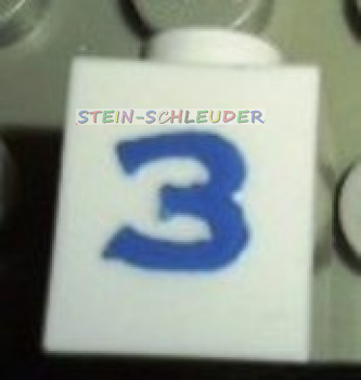 Lego Stein 1 x 1 bedruckt (3005pt3s)