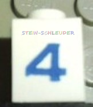 Lego Stein 1 x 1 bedruckt (3005pt4s)