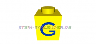 Lego Stein 1 x 1 bedruckt (3005ptg)