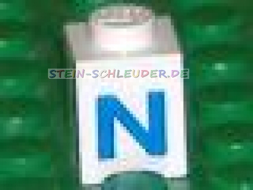 Lego Stein 1 x 1 bedruckt (3005ptnb)