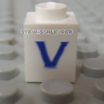 Lego Stein 1 x 1 bedruckt (3005ptVs)