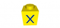 Lego Stein 1 x 1 bedruckt (3005ptx)
