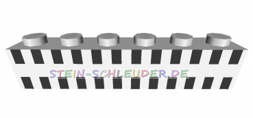 Lego Basisstein 1 x 6 bedruckt (3009p25)