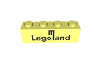 Lego Stein 1 x 4 mit Aufdruck (3010p30)