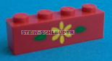 Lego Stein 1 x 4 bedruckt (3010pb018)