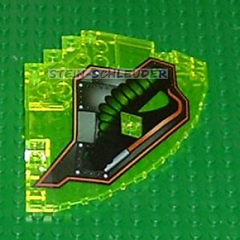Lego Paneele 10 x 10 x 2 & 1/3 mit Aufdruck links (30117pb04R)