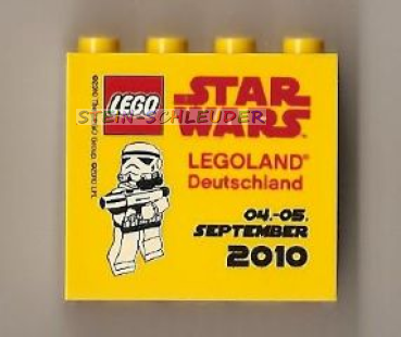 Lego Stein 2 x 4 x 3 bedruckt (30144pb088)