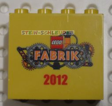 Lego Stein 2 x 4 x 3 bedruckt -2012- (30144pb115)