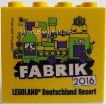 Lego Stein 2 x 4 x 3 bedruckt (30144pb178)