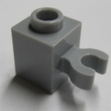 Lego Stein 1 x 1 mit vertikalem Clip u. hohler Noppe (30241b)