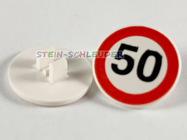 Lego Verkehrsschild mit Clip bedruckt (30261px2)