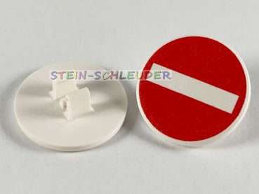 Lego Verkehrsschild mit Clip bedruckt (30261px4)