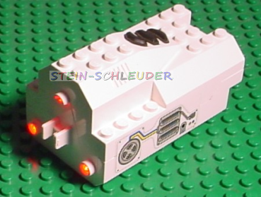 Lego Raketenantrieb mit Sticker  (30351pb01c01)