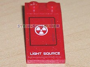 Lego Schrägstein 2 x 4 mit Sticker (30363pb011L)
