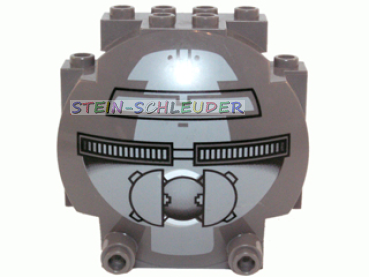 Lego Windschutz 3 x 6 x 5 bedruckt (30366px3)