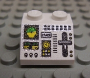 Lego Schrägstein 45 bedruckt (3039pb45)