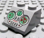 Lego Schrägstein 45 bedruckt (3039px13)