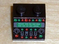 Lego Schrägstein 45 bedruckt (3039px59)