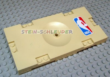 Lego Platte 8 x 16 Fußballfeld-Sektion mit Sticker (30489pb03)