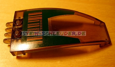 Lego Scharnier/Windschutz 8 x 4 x 2 mit Sticker (30536pb03)