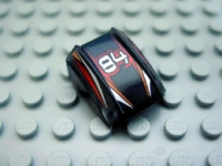 Lego Keilstein 2 x 2 x 1 bedruckt (30602pb008)