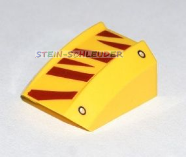 Lego Keilstein 2 x 2 x 1 bedruckt (30602pb053)