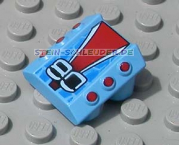 Lego Keilstein 2 x 2 x 1 bedruckt (30603px4)