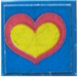 Lego Fliese 2 x 2 mit Sticker (3068apb10)