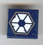 Lego Fliese 2 x 2 mit Sticker (3068bpb0139)