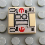 Lego Fliese 2 x 2 bedruckt Starwars (3068bps1)