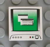 Lego Fliese 2 x 2 bedruckt (3068bpx104)