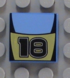 Lego Fliese 2 x 2 bedruckt (3068px123)