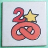 Lego Fliese 2 x 2 bedruckt (3068pb57)
