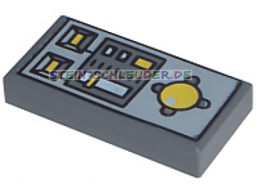 Lego Fliese 1 x 2 bedruckt (3069bpc01)