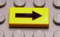 Lego Fliese 1 x 2 (3069bpx14)