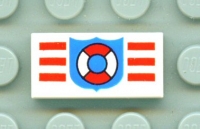 Lego Fliese 1 x 2 bedruckt (3069bpx60)