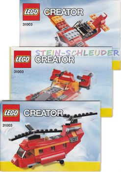 Lego Creator Bauanleitung -Red Rotors- (31003)