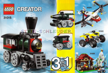 Lego Creator Bauanleitung -Emerald Express- (31015)