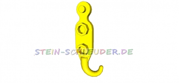 Lego Platte mit 4 Noppen und Haken (3136)