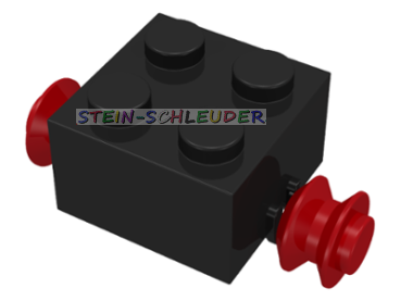 Lego Achsstein 2 x 2 mit Felgen (3137c01)