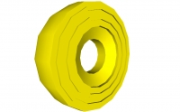 20 x Lego Reifen 14 x 10 glatt (3139)