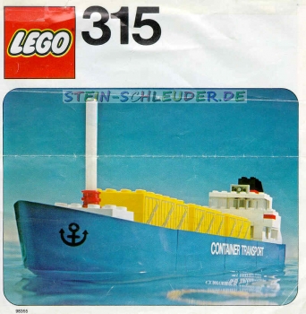 Legoland Bauanleitung -Container Ship- (315)