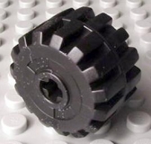 Lego Vollgummi-Rad mit Achsloch 13 x 20 mm (32193)