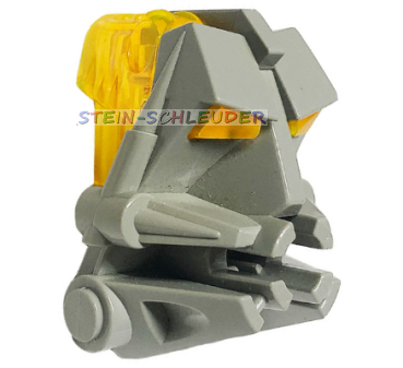 Lego Bionicle Gesicht, Augen: Transparent neon-gelb (32553c03)