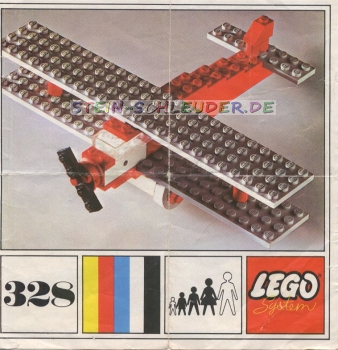 Legoland Bauanleitung -Biplane- (B_328)